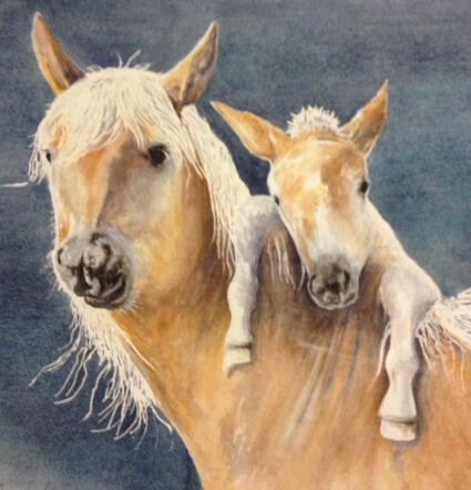 Mare with Foal Mare with Foal